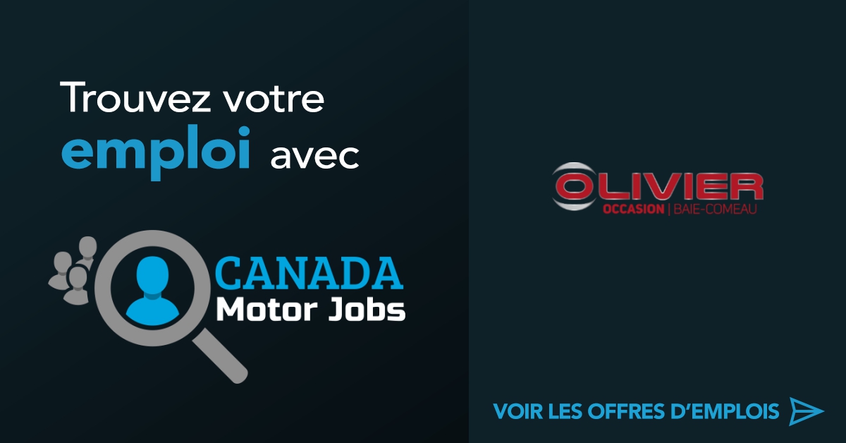 Emplois Olivier Occasion Canada Motor Jobs