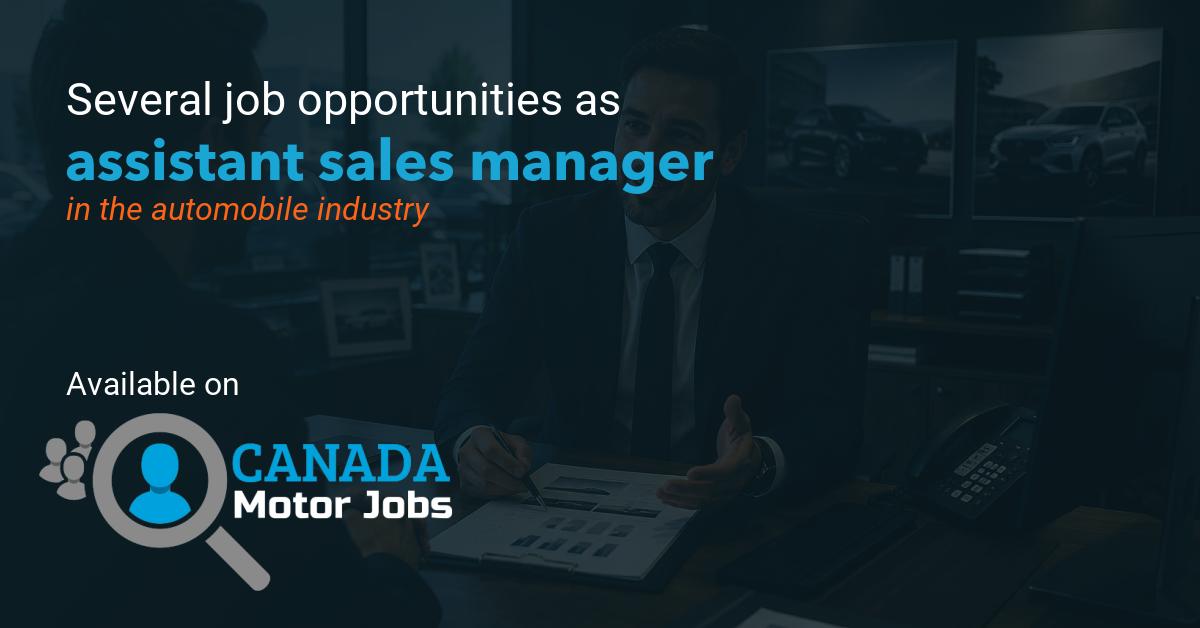 assistant sales manager Jobs in the automotive industry | Find ...